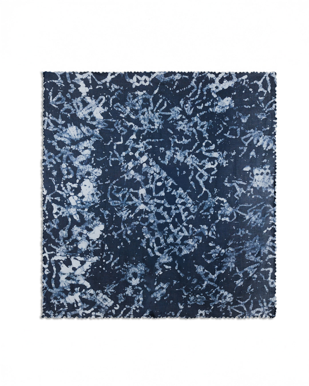 Indigo Batik Cotton Scarf