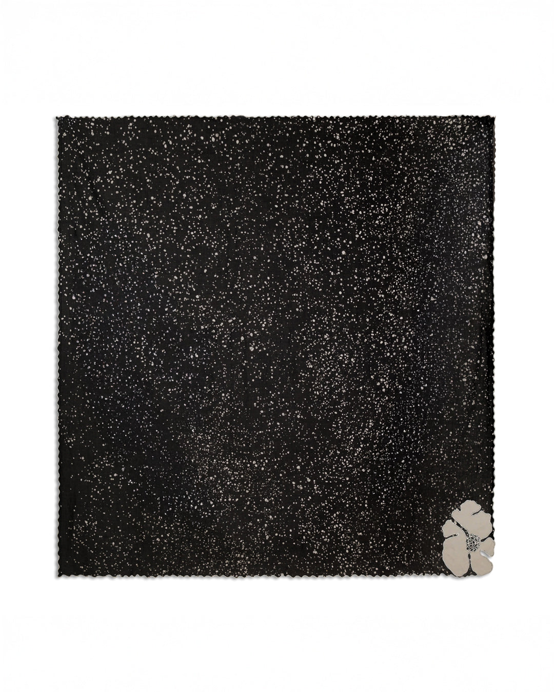Nocturne Bloom Cotton Scarf