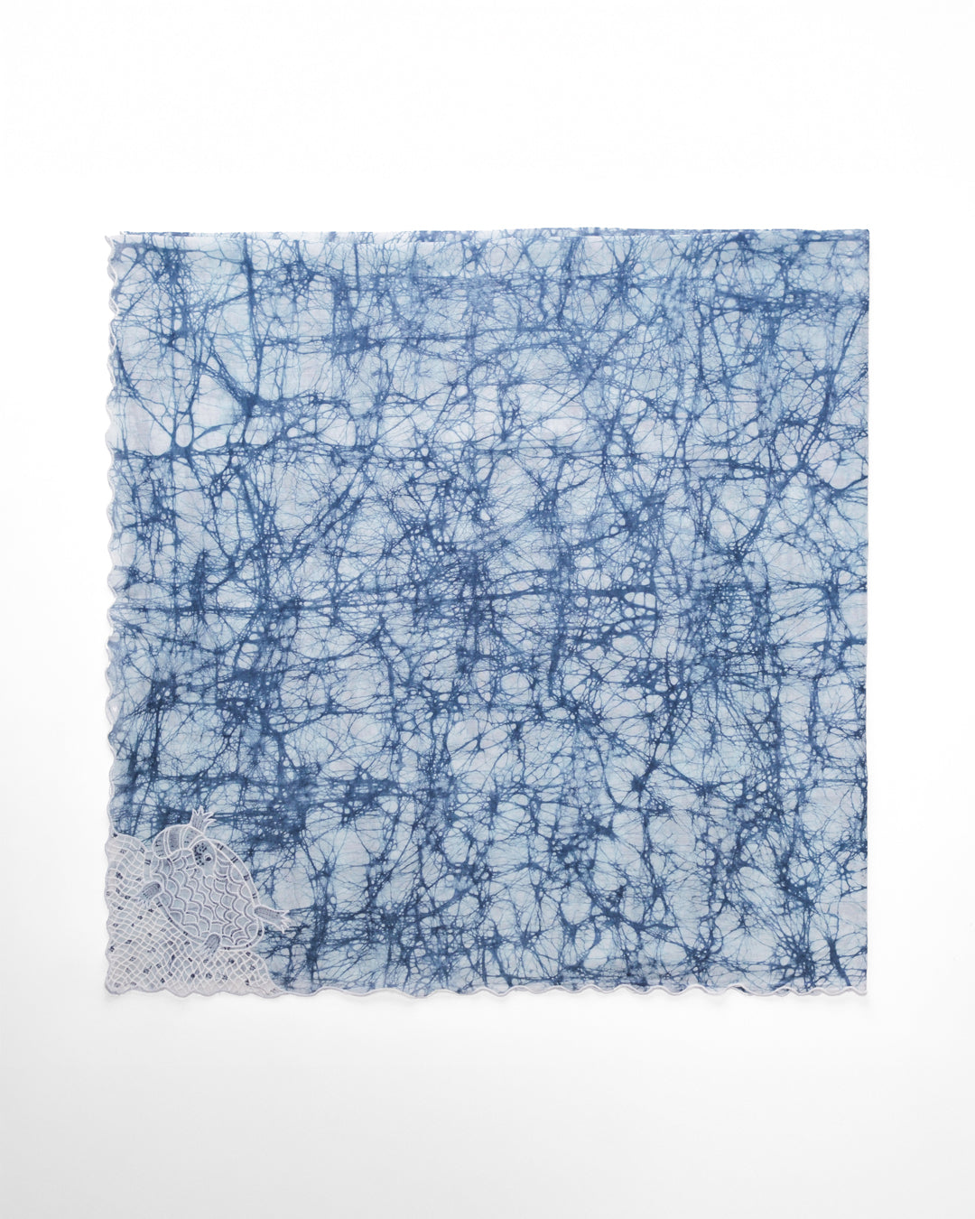 Azure Shell Cotton Scarf