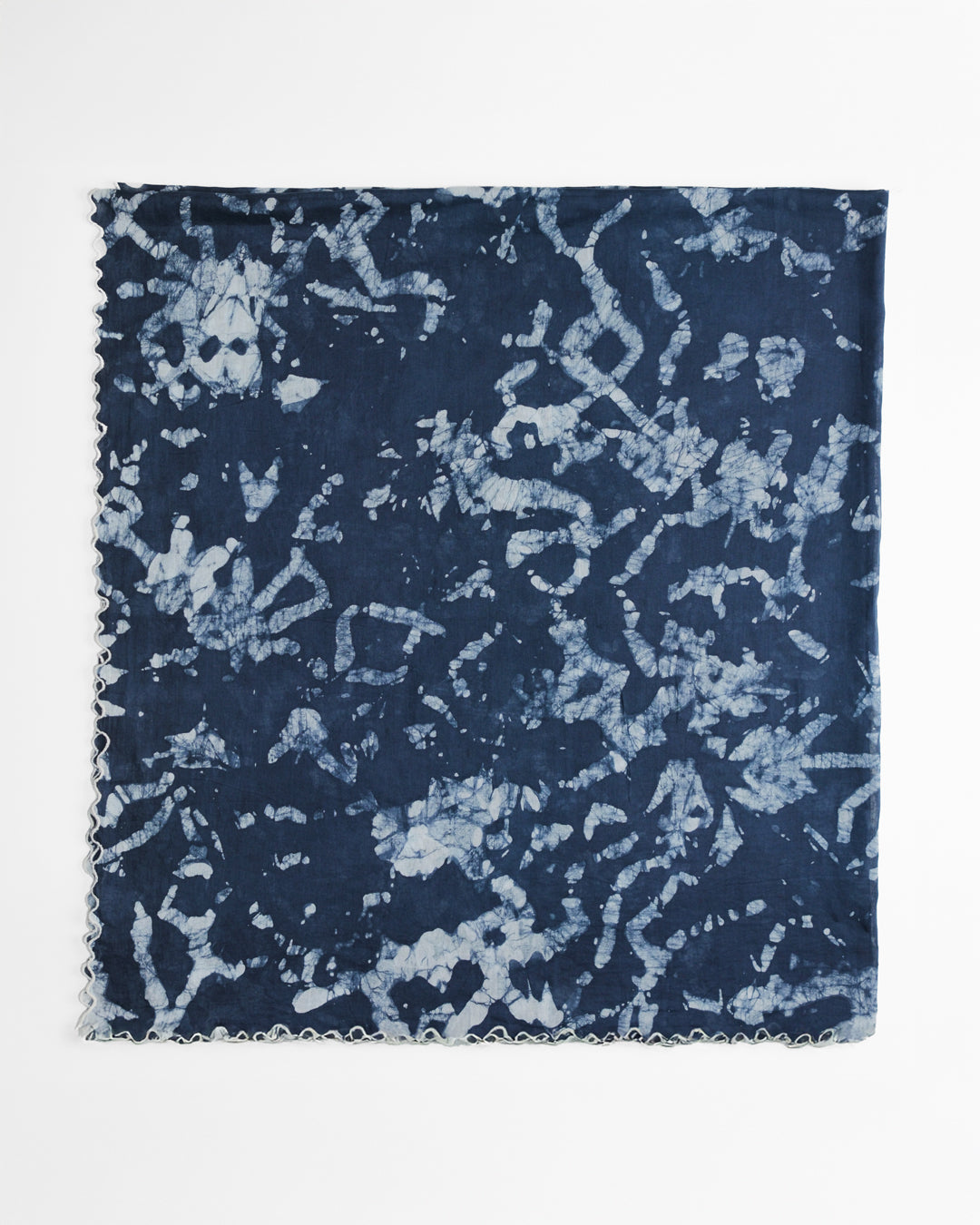 Indigo Batik Cotton Scarf