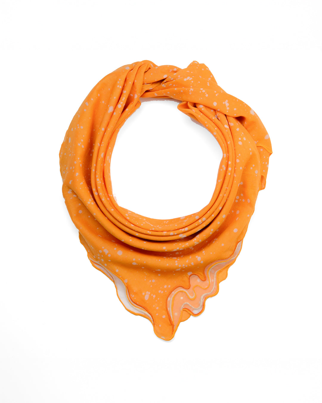 Saffron Tide Cotton Scarf