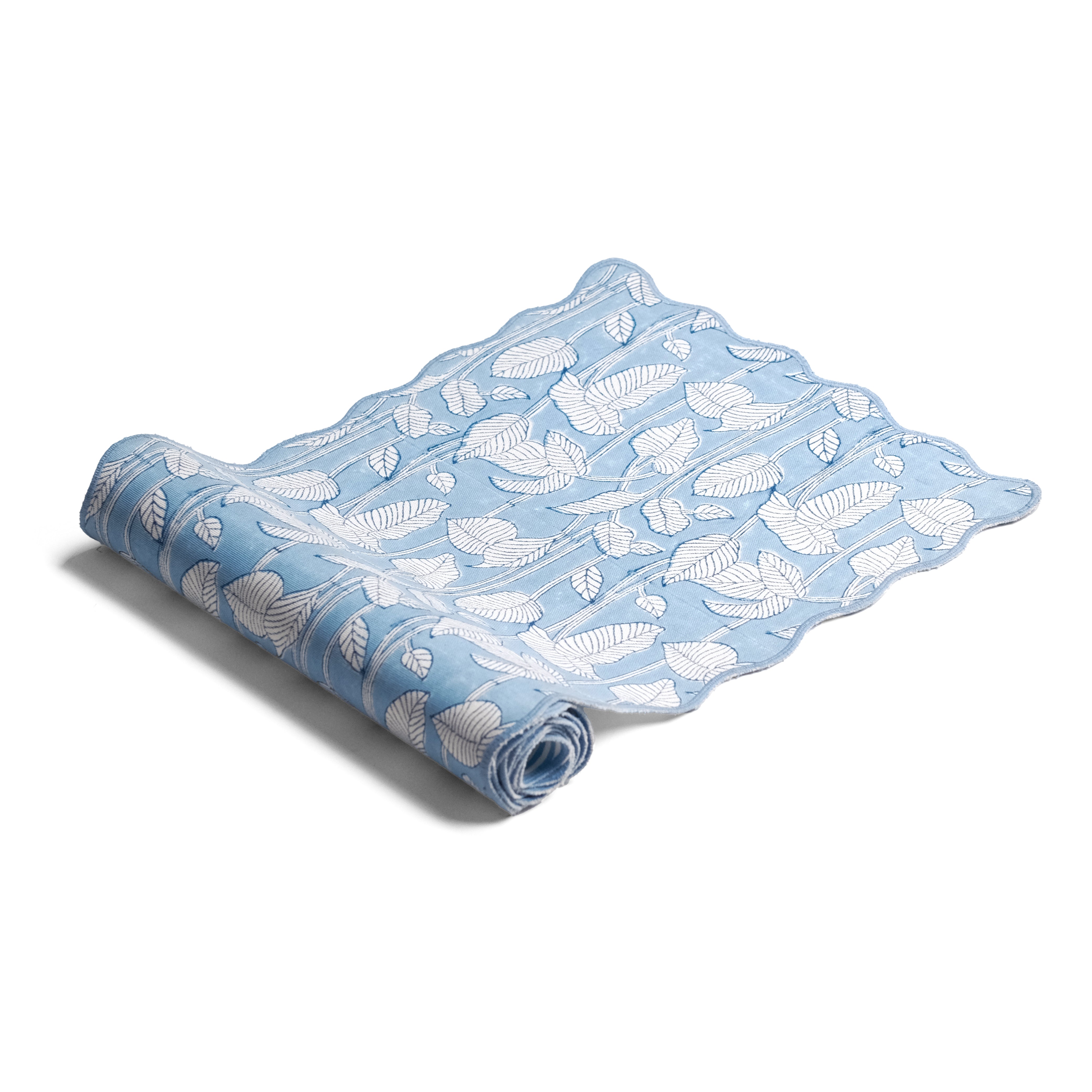 Nature's Canvas (Blue) - Table Runner