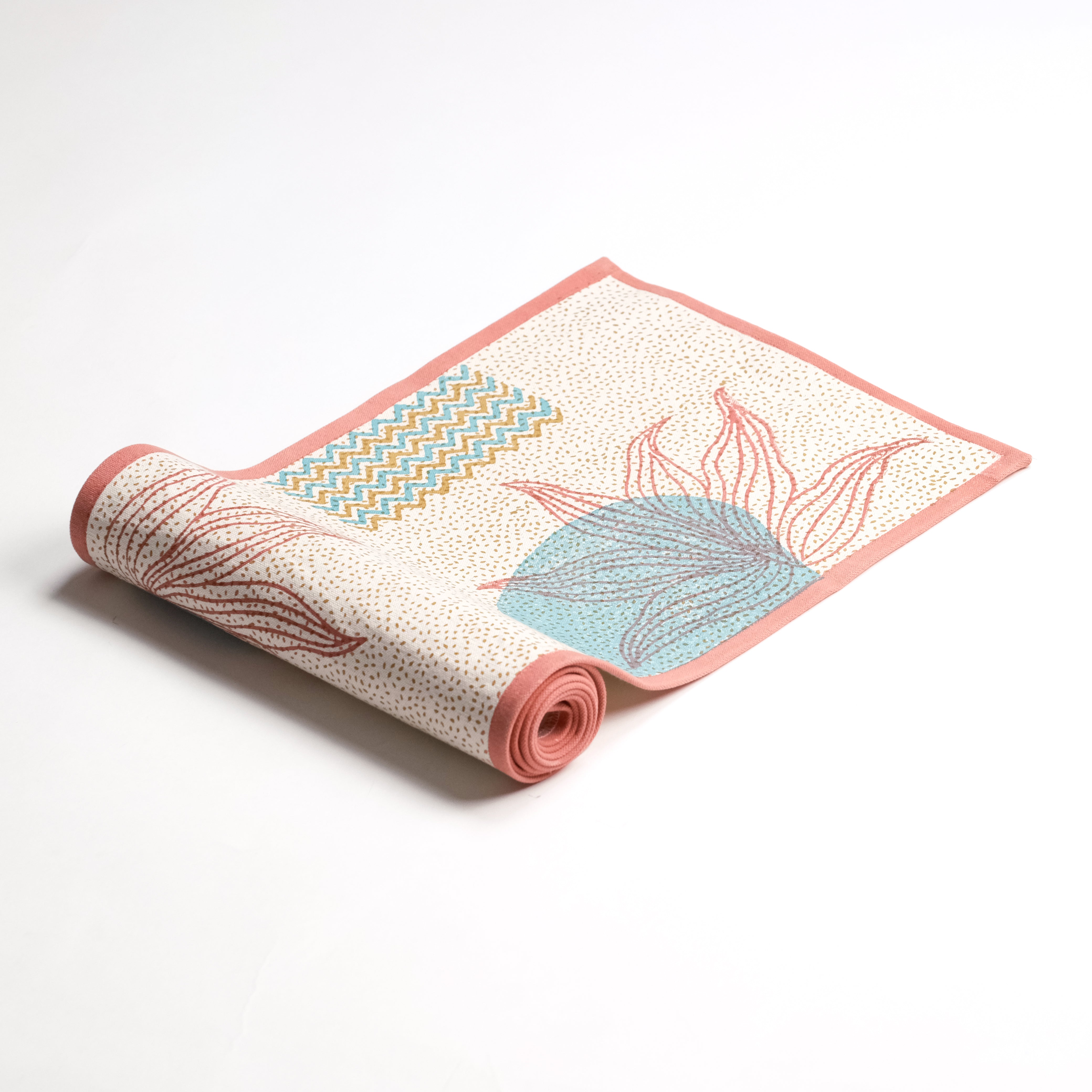 Coastal Breeze (Plam Leaf) - Table Runner