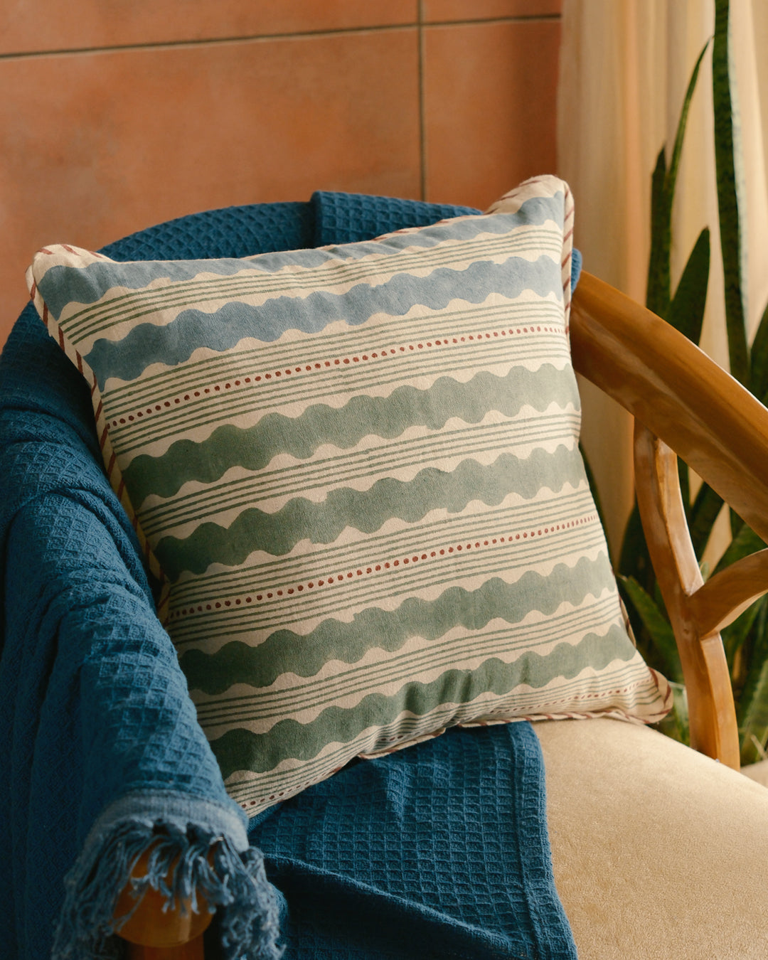 Flow Between Lines - Cushion Cover