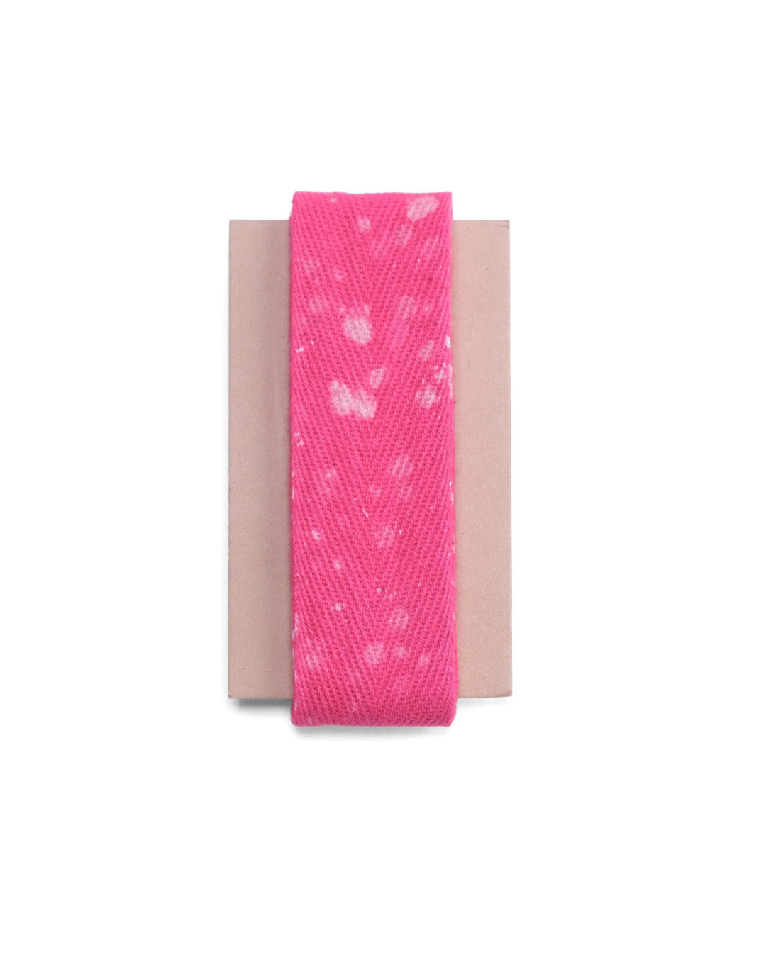 Pink Stipples - 1" Fabric Gift Ribbon