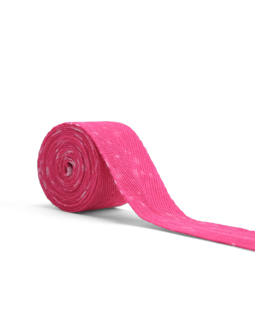 Pink Stipples - 1" Fabric Gift Ribbon