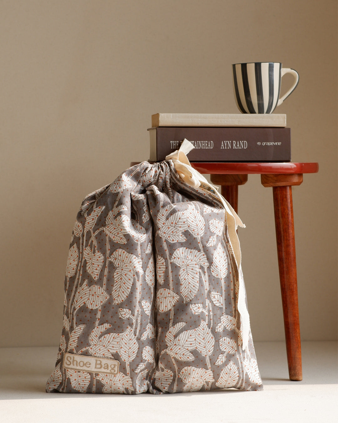 Nature's Canvas Grey - Shoe Bags