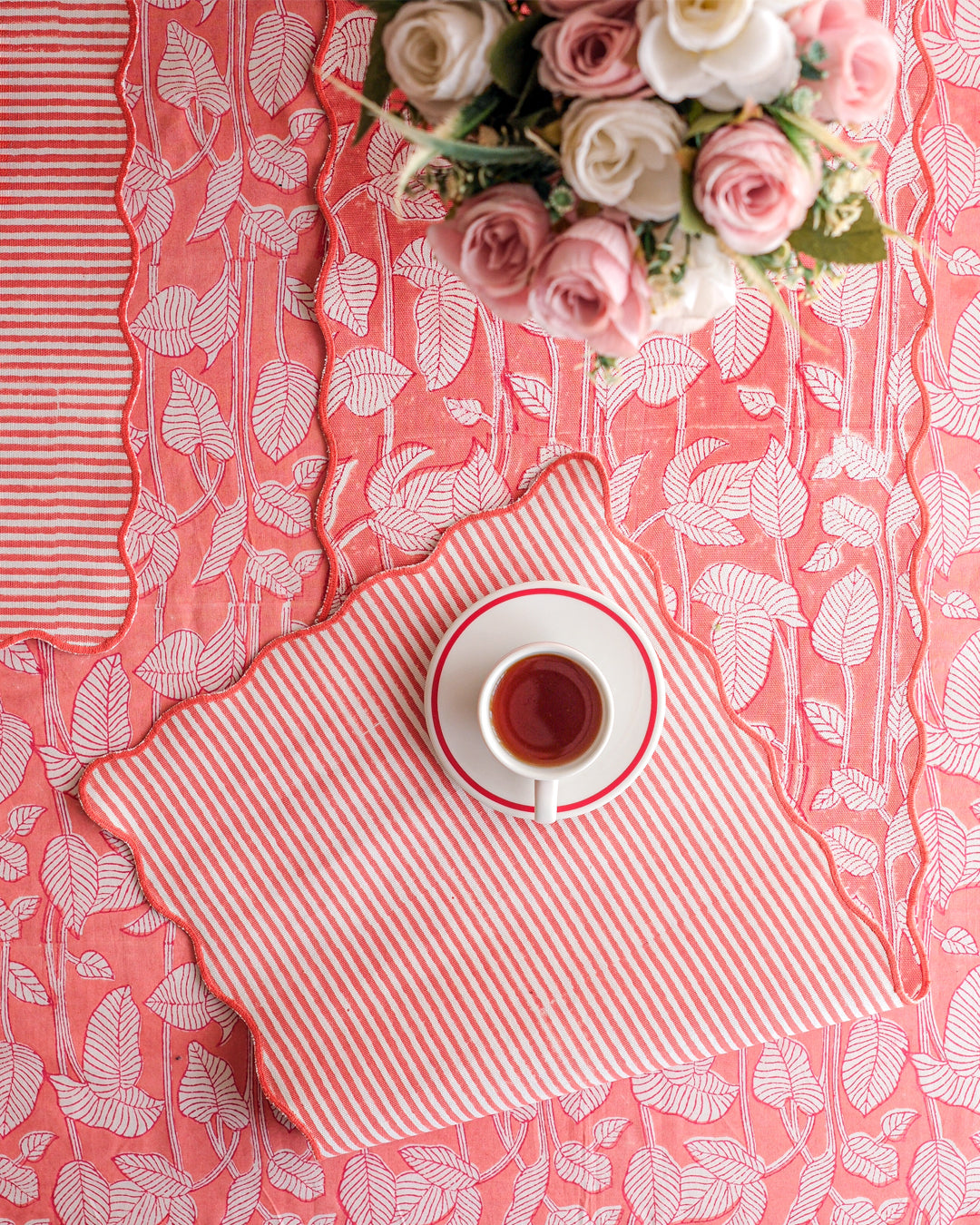 Nature's Canvas Red - Table Runner