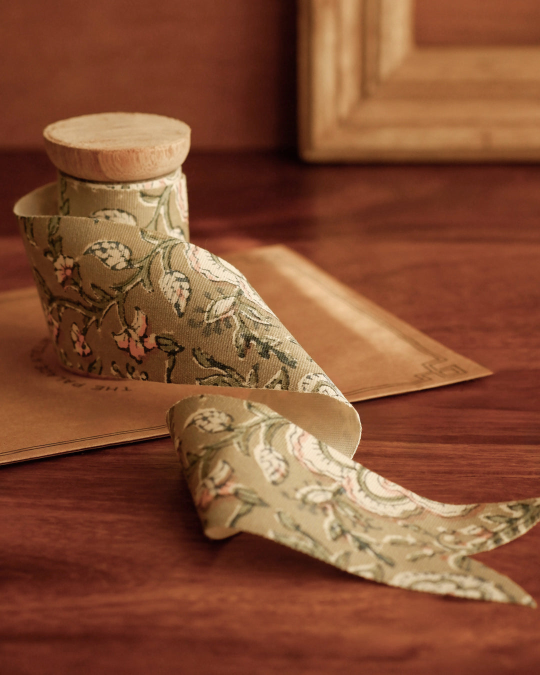 Sage Bloom - 5cm Fabric Gift Ribbons