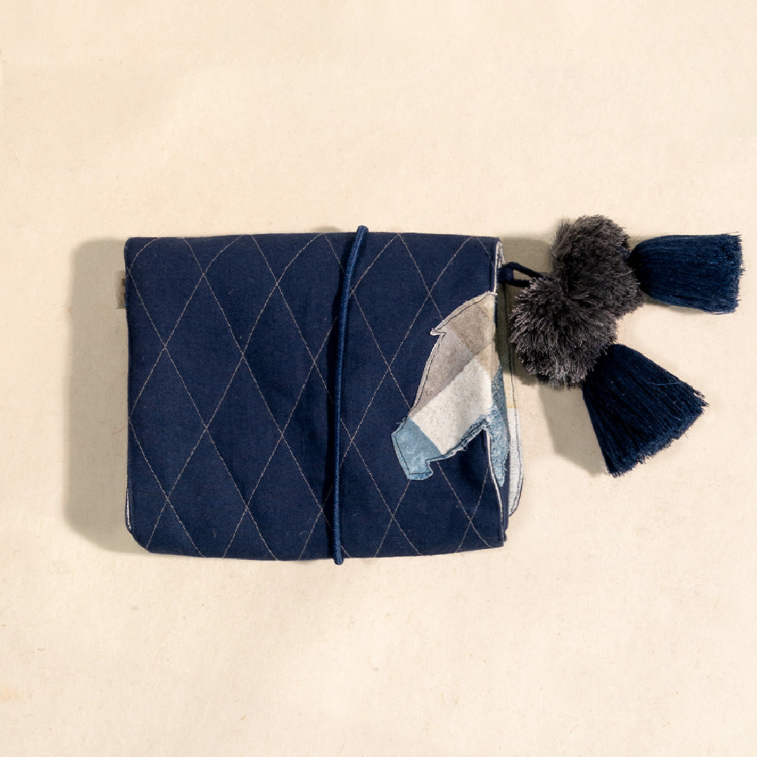 Cable Pouch - Bear (Blue)