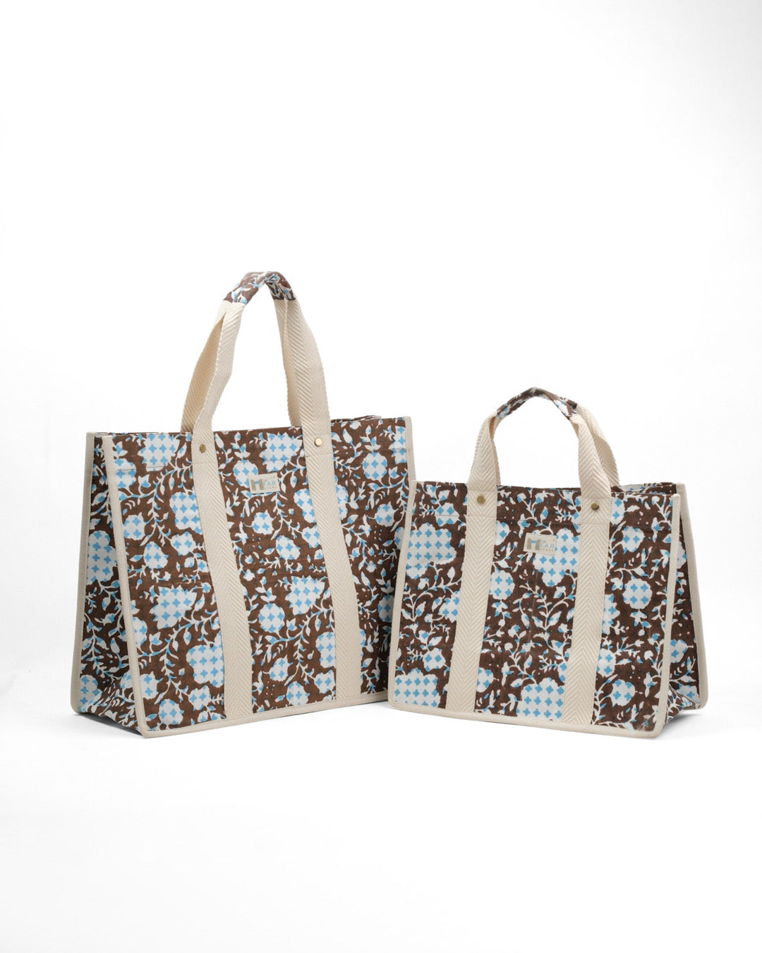 Botanical Bliss Brown - Square Tote