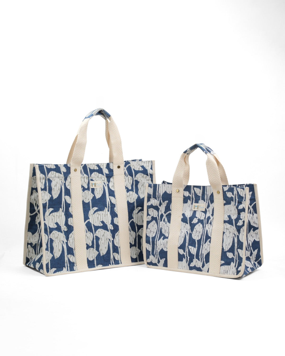Nature's Canvas Blue - Square Tote