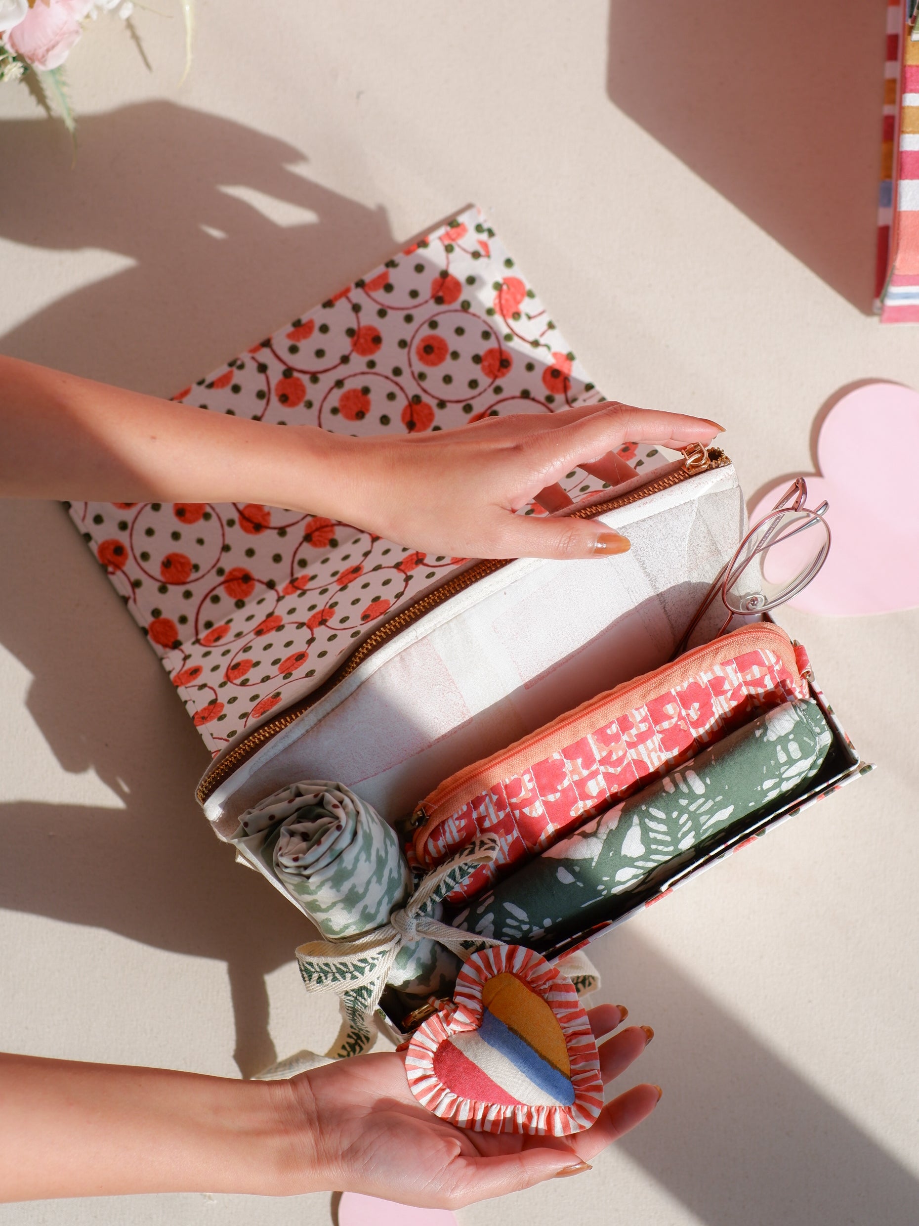 Kaleidoscope Red & Green - Treasure Gift Box