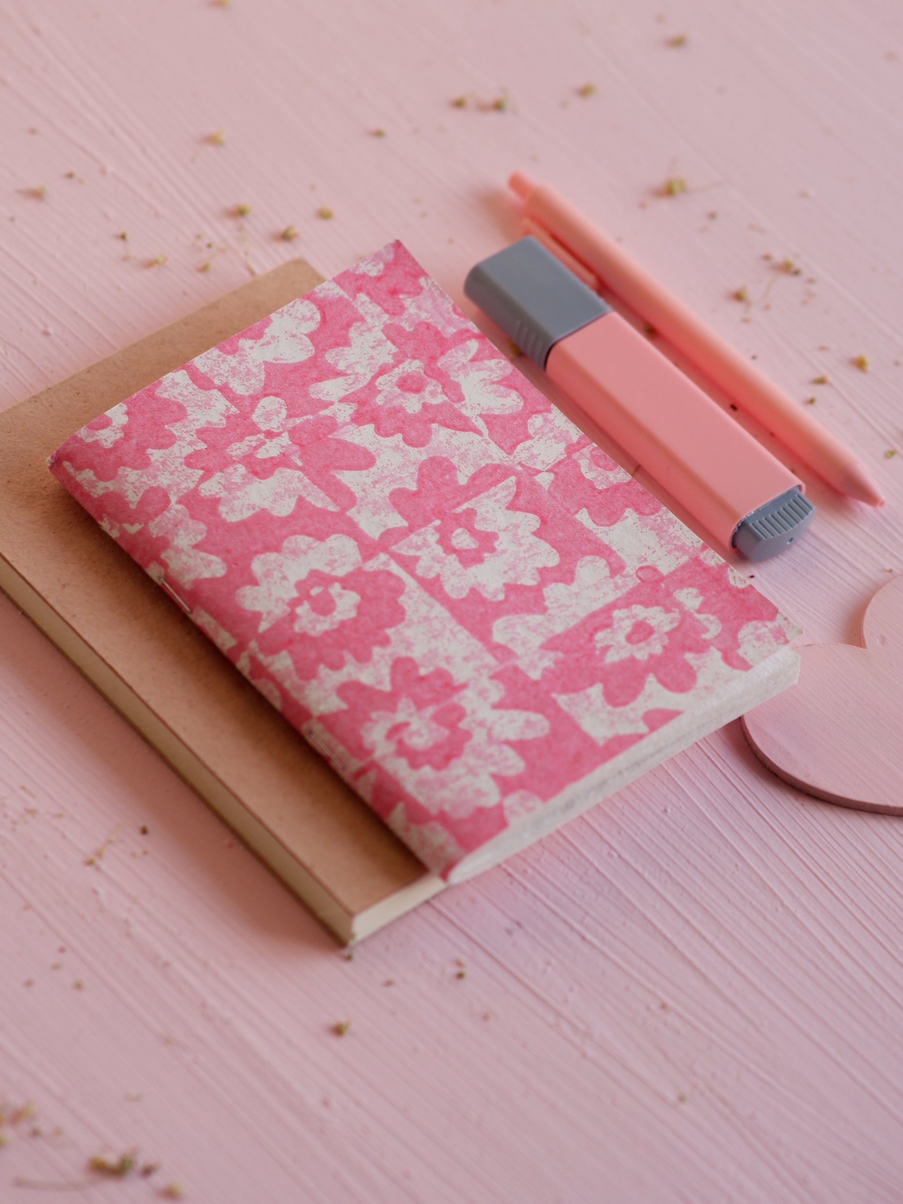 Pink Floret - Daily Notes (Set of 2)
