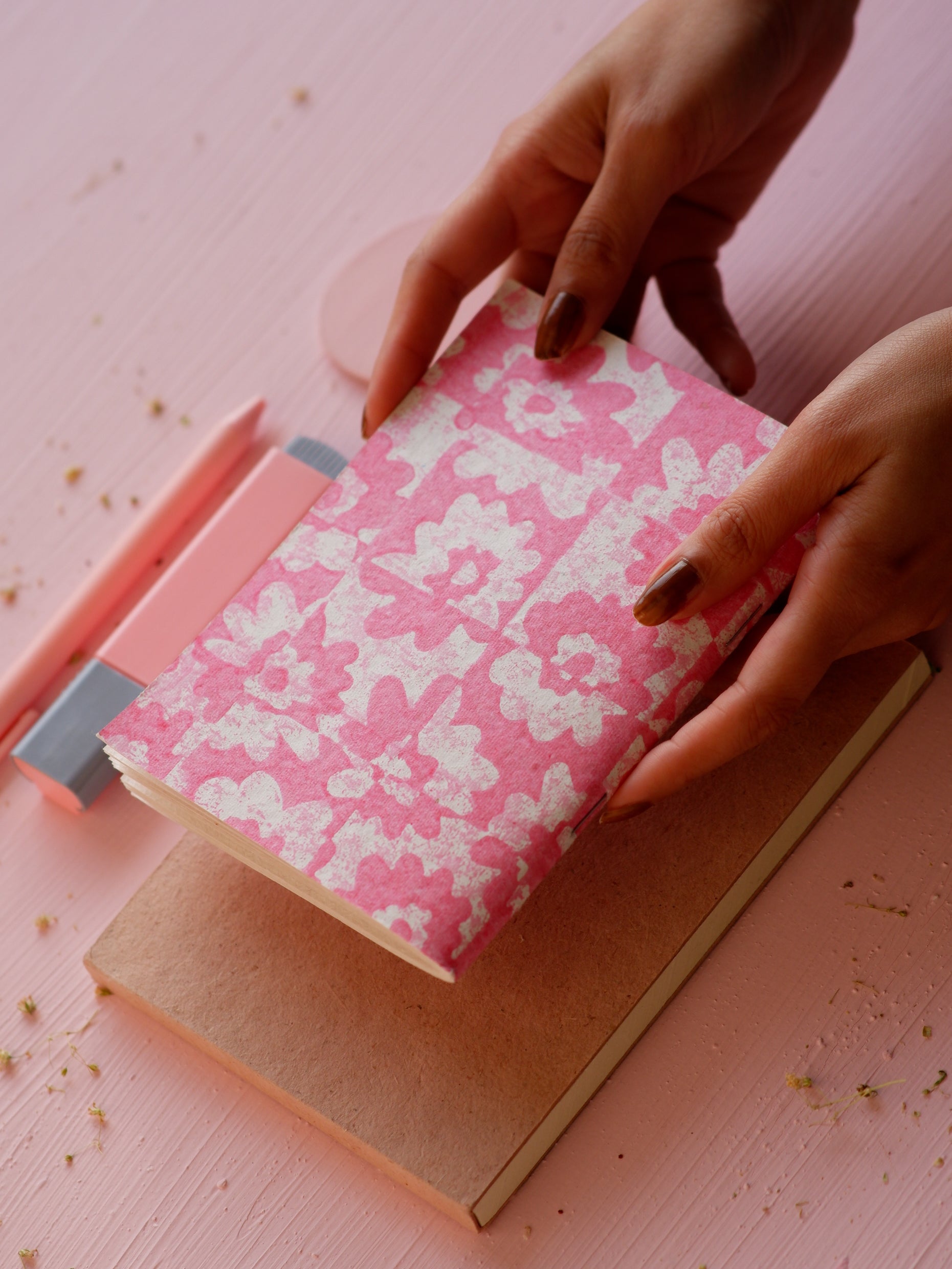 Pink Floret - Daily Notes (Set of 2)