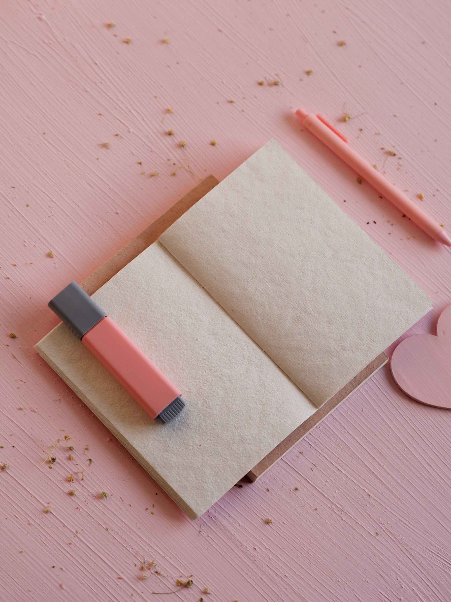 Pink Floret - Daily Notes (Set of 2)