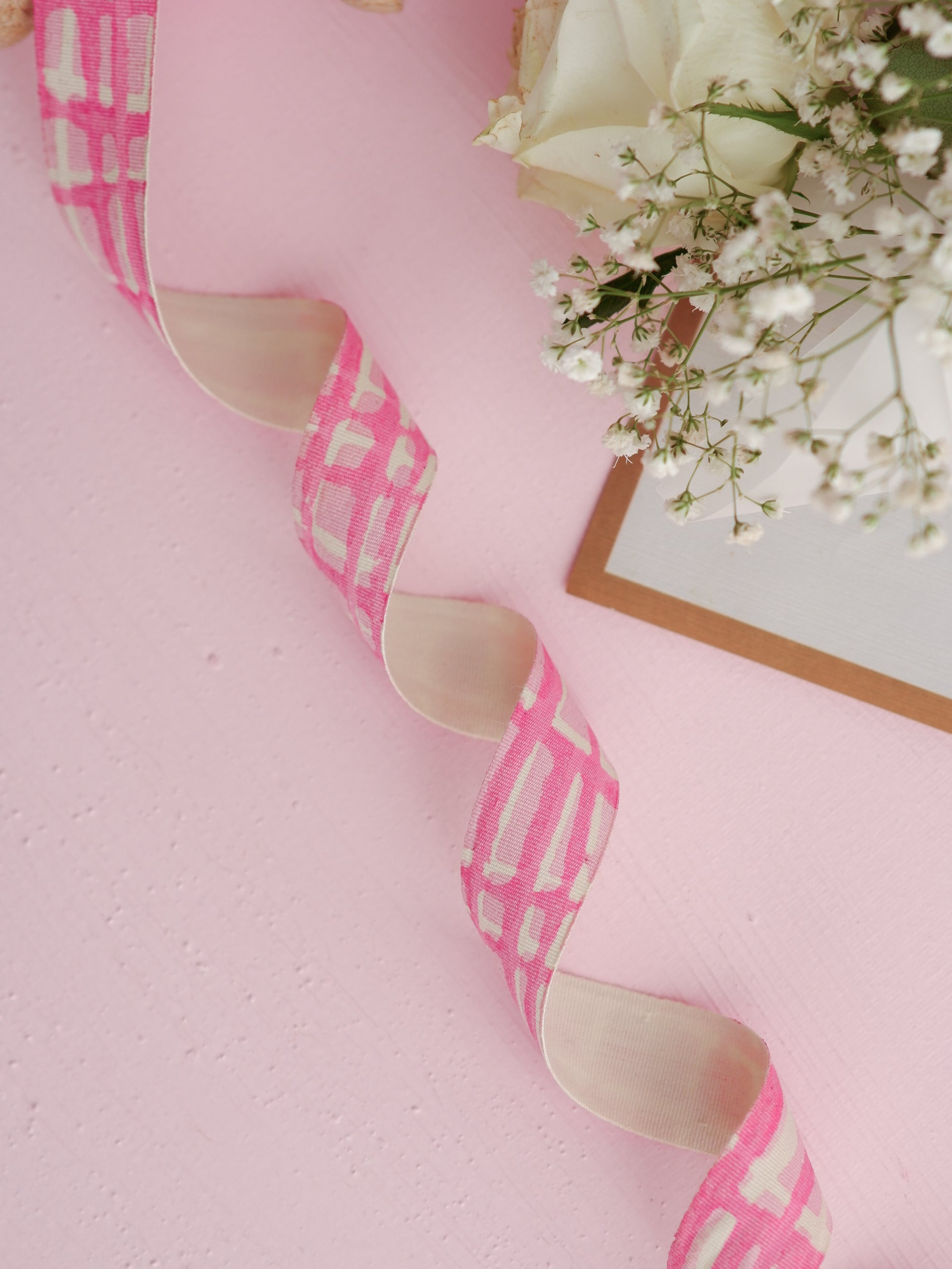 Abstract Lines - 1" Fabric Gift Ribbons